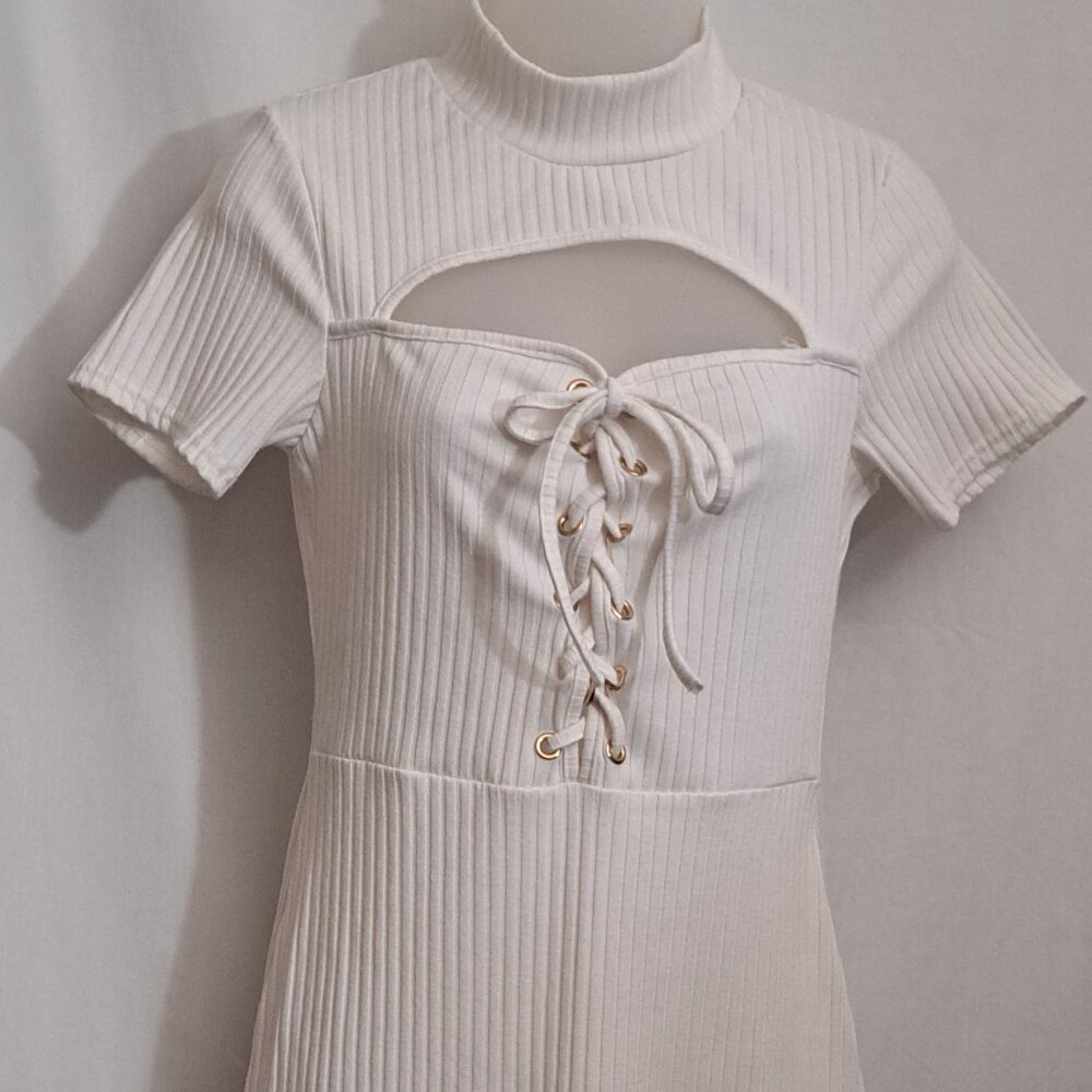 NYC - Women's Off-White Sweater Dress - Size M